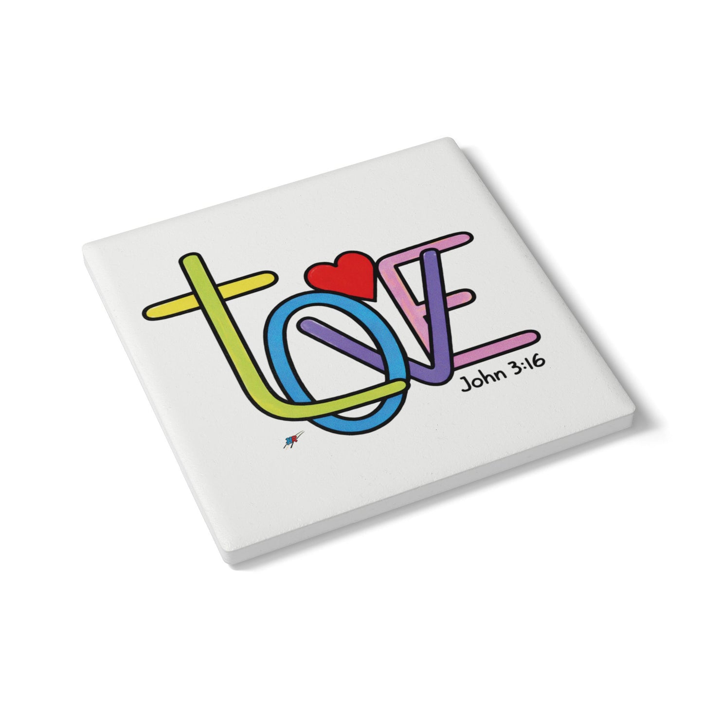 LOVE Ceramic Coaster